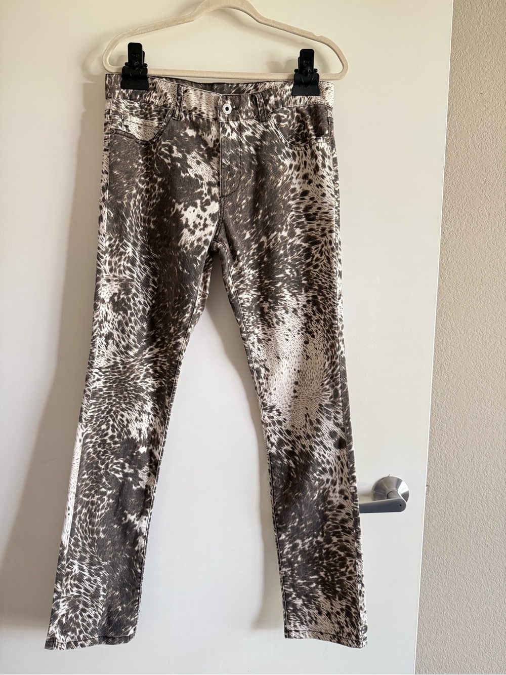 Chico's Platinum Ultimate Fit Jeans in Cow Print
